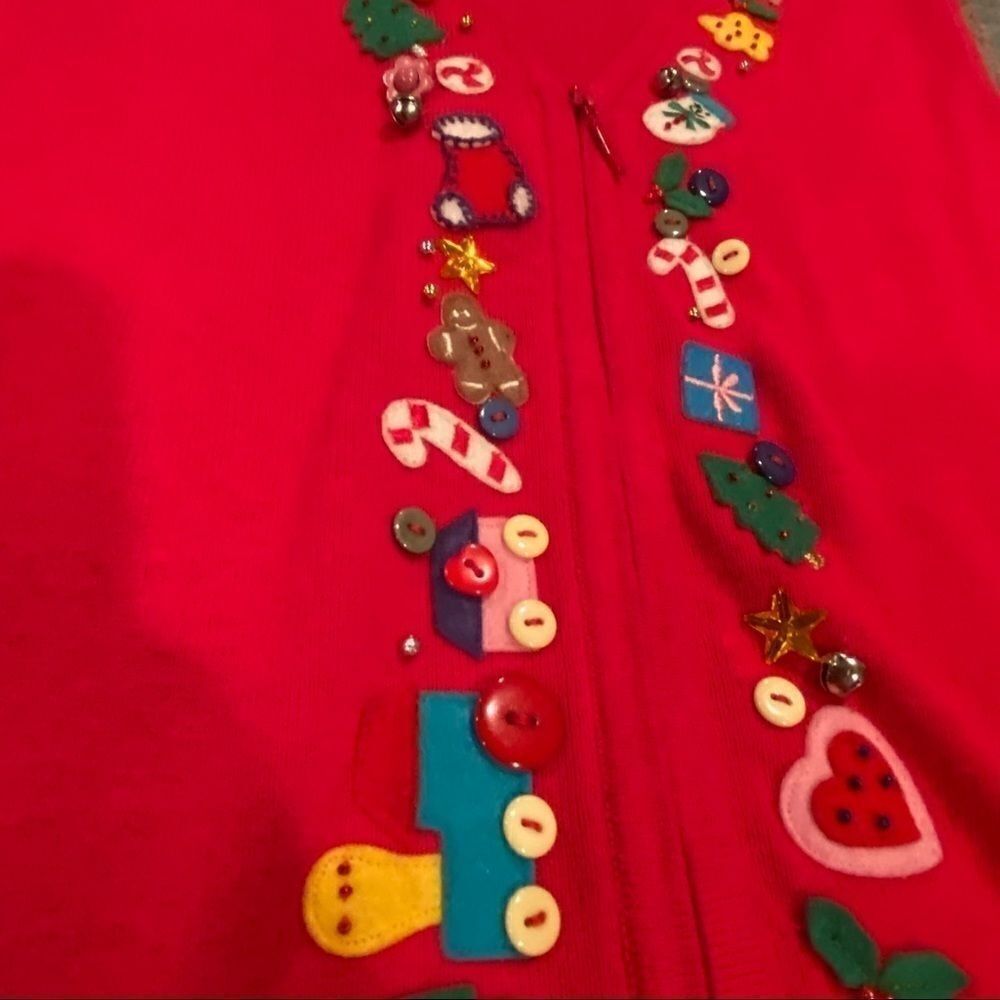 Mercer Street Christmas Vest Size Large - Picture 6 of 12